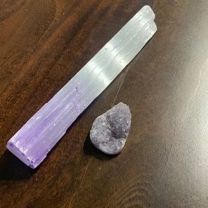 Amethyst crystals